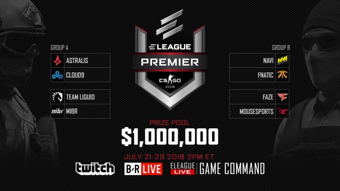 ELEAGUE CS GO Premier 2018 ใกล้ระเบิดศึกแล้ว